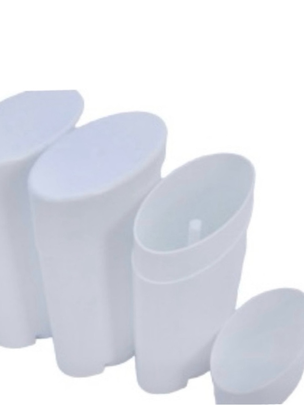 Empty White Deodorant Containers, [Pack of 3] New